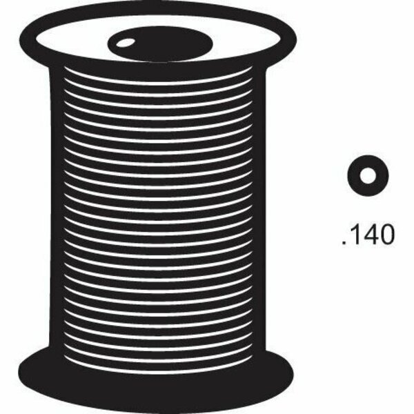 .140 Spline Vinyl Black, Strybuc, Mfr#: 66-69